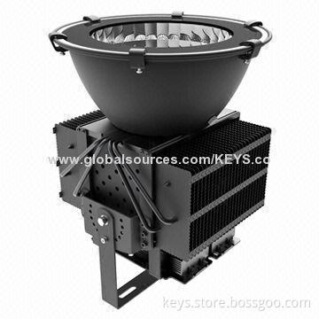 2,800-6,500K Black 400 Watt LED High Bay Lights, IP65 with Cooling Fin and Brass